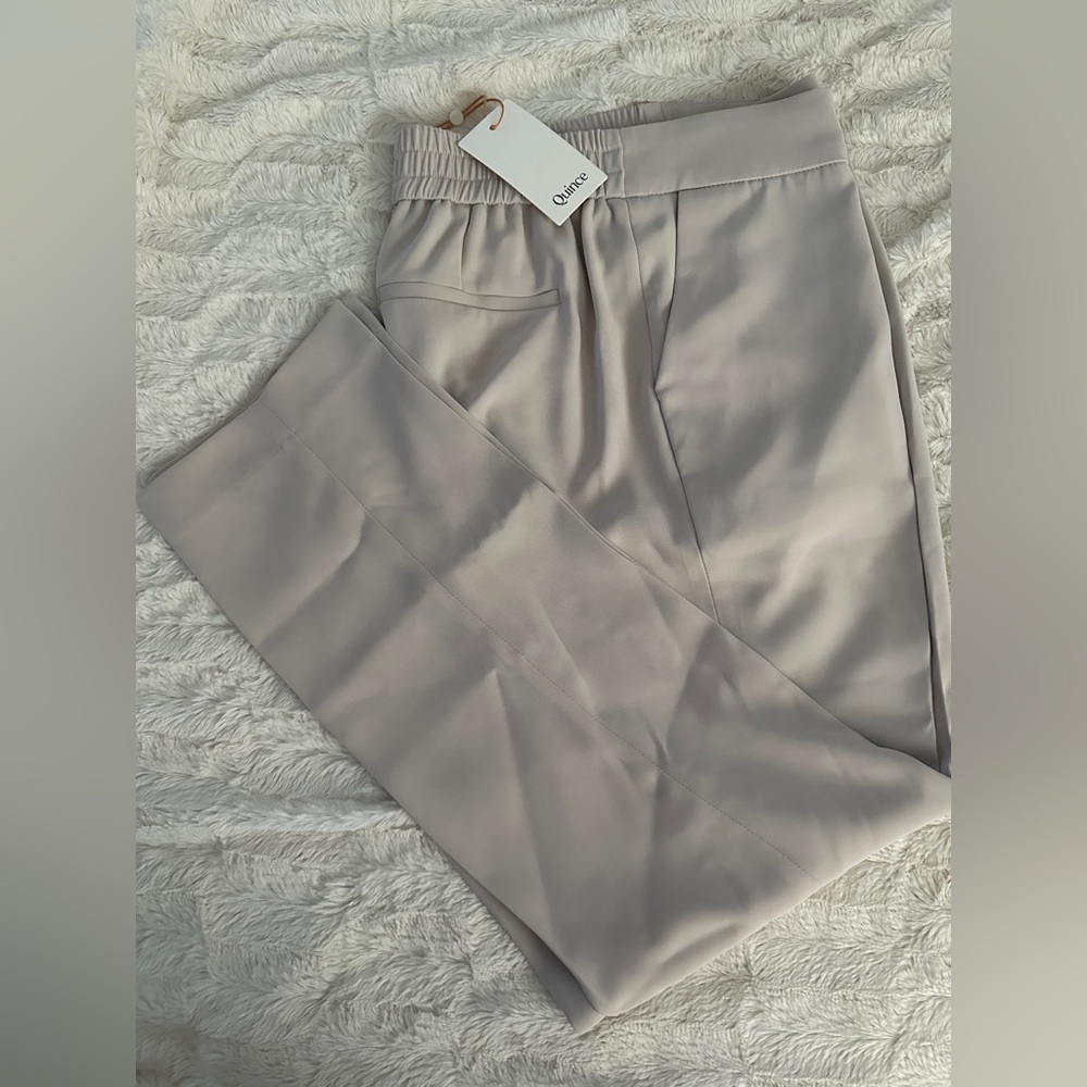 Quince stretch ankle pants
